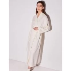 Hausmantel PANNA Cremeweiß Von Chiara Fiorini