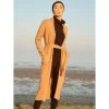 Hausmantel WOLLMIX Von Chiara Fiorini -Modische Unterwäsche hausmantel lang wollmix camel cf1352 chiara fiorini 6