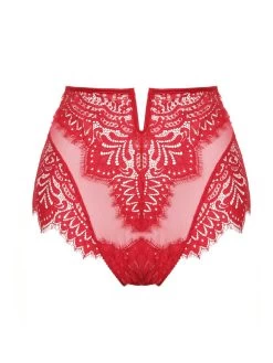 High Waist Brazilian Slip BLACK SWAN Von Prelude Milano -Modische Unterwäsche high waist brazilian spitze yd281 rot black swan prelude milano