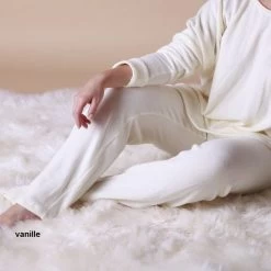 Kuschel-Baumwolle Lounge-Hose CASUAL Von Gattina -Modische Unterwäsche hose casual 384879 vanille gattina