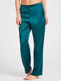 100% Seide Hose TOI MON AMOUR Uni Farben Von Aubade -Modische Unterwäsche hose gr n seide toi mon amour qs60 emeraude aubade 1 6 1