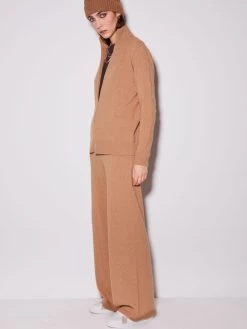 Weite WOLLMIX Lounge-Hose Von Chiara Fiorini -Modische Unterwäsche hose weit wollmix camel cf1335 jacke kurz wollmix camel cf1336 chiara fiorini 1 2 1