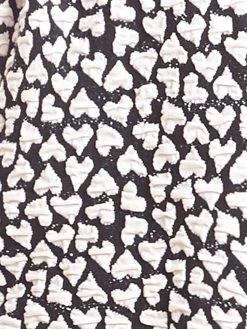 Jacke HEARTS Schwarz-weiß Von Fiori Di Chiara -Modische Unterwäsche jacke creme schwarz fc9128 chiara fiorini 1 1