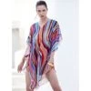 Chiffon Kaftan MULTICOLOR WAVES Bunt Von Luna Di Seta -Modische Unterwäsche kaftan multicolor vlst60913 luna di seta 9