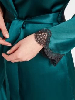 100% Seide Kimono TOI MON AMOUR Viele Farben Von Aubade -Modische Unterwäsche kimono gr n spitze seide toi mon amour qs65 emeraude aubade 5 1