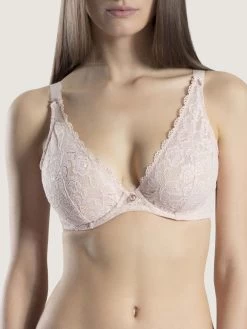 Komfort Triangel BH ROSESSENCE HK Spitze Von Aubade -Modische Unterwäsche komfort triangel bh spitze hk12 02 nude rosessence aubade 2 14 1 1