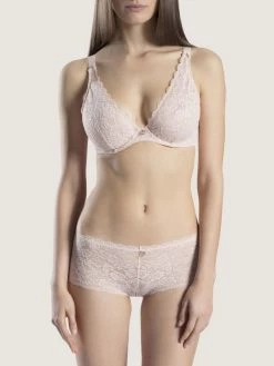 Komfort Triangel BH ROSESSENCE HK Spitze Von Aubade -Modische Unterwäsche komfort triangel bh spitze hk12 02 saint tropez slip hk70 nude rosessence aubade 5 14 1 1