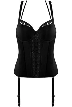 Balconette Korsett ANGEL OF HARLEM Schwarz Von Marlies Dekkers -Modische Unterwäsche korsett schwarz 19804 angel of harlem marlies dekkers