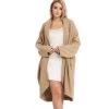 Kuschel-Baumwolle Jacke SONJA Von Gattina -Modische Unterwäsche kuschel baumwolle jacke sonja 393698 corda beige gattina