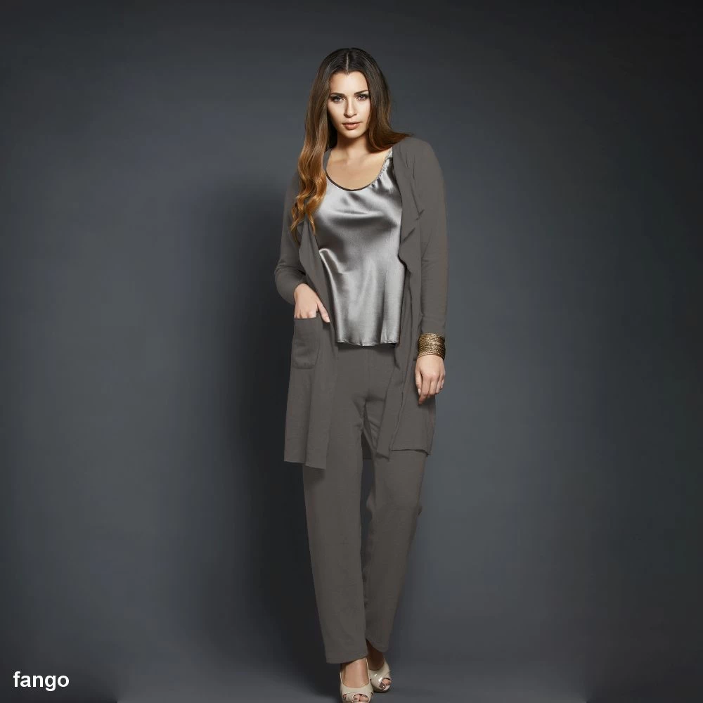 Baumwollmix Morgenmantel CASUAL Warm Von Gattina 7 Baumwollmix Morgenmantel CASUAL Warm Von Gattina – Bild 5