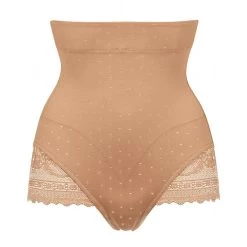 Lace Sensation HIGHWAIST PANTY Von Triumph Shapewear -Modische Unterwäsche lace sensation highwaist panty caramello triumph