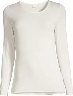 Kaschmir Modal LANGARMSHIRT Von Oscalito -Modische Unterwäsche langarm shirt kaschmir modal 1481 creme weiss oscalito 2 1