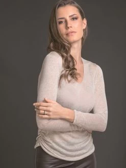 Kaschmir Voile LANGARM SHIRT Von Artimaglia 7 Kaschmir Voile LANGARM SHIRT Von Artimaglia -Modische Unterwäsche langarm shirt kaschmir voile 76804 beige artimaglia 1