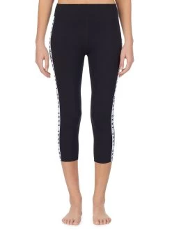 3/4 Leggings THE WARM UP Schwarz Von DKNY Sleepwear -Modische Unterwäsche leggings 02 yi3822401 001 black 0018 dkny