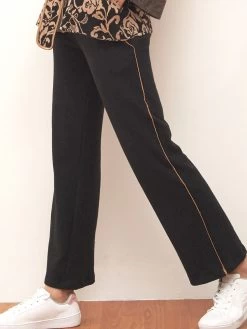 Lounge-Hose KUSCHEL COTTON Von Chiara Fiorini -Modische Unterwäsche loungewear hose kuschel cotton cf1911 anthrazit chiara fiorini 2 1