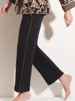 Lounge-Hose KUSCHEL COTTON Von Chiara Fiorini -Modische Unterwäsche loungewear hose kuschel cotton cf1911 anthrazit chiara fiorini 1