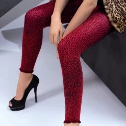 Leopard Leggins MADRAS Von Trasparenze 10 Leopard Leggins MADRAS Von Trasparenze -Modische Unterwäsche madras ausschnitt leopardenmuster farbig leggings trasparenze 1