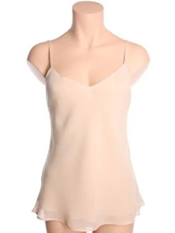 Seidentop 100% Seide FIDJI MOUSSELIN Uni Marjolaine -Modische Unterwäsche marjolaine seide top fidji 2fid4001 sand 1