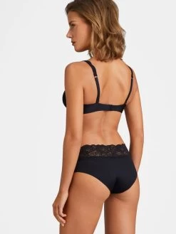 Shorty Slip SWEETESSENCE IK Laser Cut Von Aubade -Modische Unterwäsche microfaser dessous ik61 noir 4 sweetessence aubade 7