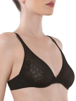 Bügel-BH GESSICA Microtüll Von Cotton Club Rubino -Modische Unterwäsche microtulle buegel bh h16 gessica schwarz cotton club dessous 1