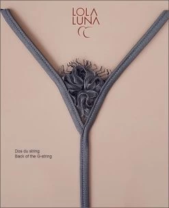 Mikrostring LAHAINA MICRO Grau Silber Von Lola Luna 10 Mikrostring LAHAINA MICRO Grau Silber Von Lola Luna -Modische Unterwäsche mikrostring lahaina micro lola luna 3