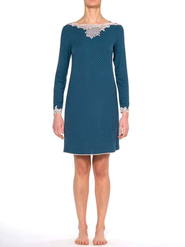 Nachthemd MEGAN Petrol Aus Modal Von Imec 4 Nachthemd MEGAN Petrol Aus Modal Von Imec – Bild 2