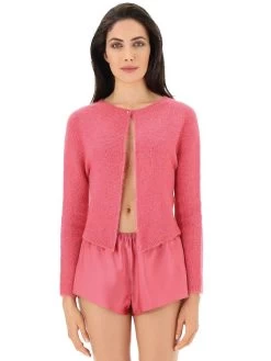Bettjacke MOHAIR Rosa Von Luna Di Seta 8 Bettjacke MOHAIR Rosa Von Luna Di Seta -Modische Unterwäsche mohair strickjacke vlst60721 9717 rosa luna di seta 1