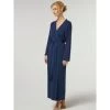 Viscose Jersey Morgenmantel Lang BAMBOLA Von Vivis -Modische Unterwäsche morgenmantel viscose lang v00337 bambola nachtblau vivis 2