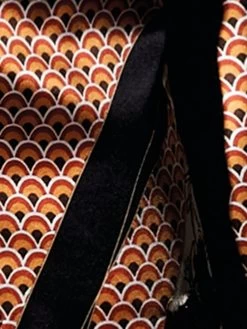 Seide Neglige CHRISTMAS CAPSULE Schwarz-gold Von Chiara Fiorini -Modische Unterwäsche muster seide cf902 chiara fiorini 1