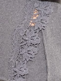 Freizeitanzug KUSCHEL COTTON Zwei-teilig Von Chiara Fiorini -Modische Unterwäsche nachtanzug grau g9613 chiara fiorini 1