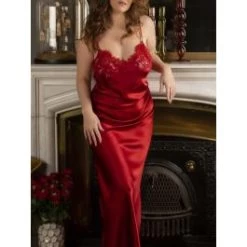 Stretchseide Neglige Lang NINA Marjolaine Lingerie