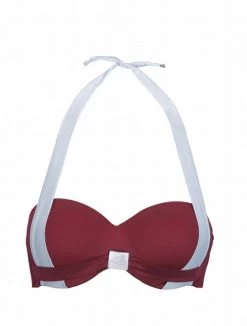 Neckholder Bikini SAILOR Rot Von Luna -Modische Unterwäsche neckholder bikini oberteil sailor rot luna swimwear