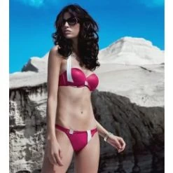 Neckholder Bikini SAILOR Rot Von Luna