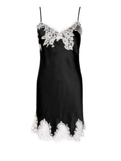 Seiden Negligé SPLENDEUR SOIE Von Lise Charmel 24 Seiden Negligé SPLENDEUR SOIE Von Lise Charmel -Modische Unterwäsche neglige seide alc1080 schwarz 8110 splendeur soie lise charmel 2