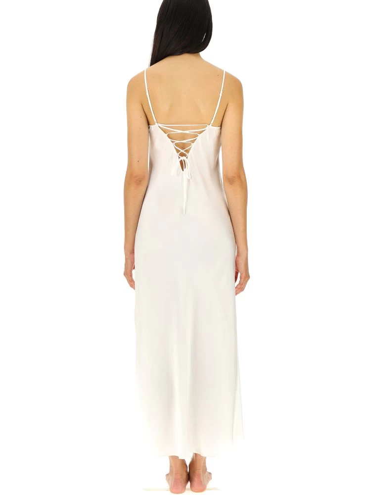 100% Seide Negligee Lang LACE SEDUCTION Elfenbein Weiß Von Luna Di Seta 6 100% Seide Negligee Lang LACE SEDUCTION Elfenbein Weiß Von Luna Di Seta – Bild 4