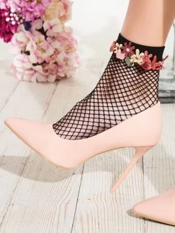 Söckchen DAFFODIL Von Trasparenze -Modische Unterwäsche netzsoeckchen daffodil calzino schwarz trasparenze 3