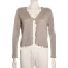 Cardigan ORCHIDEA Merino Von Paolucci -Modische Unterwäsche paolucci cardigan orchidea taupe