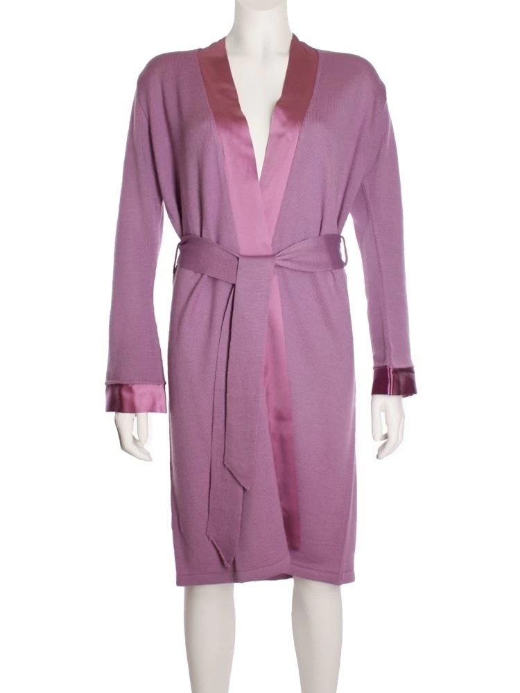 Hausmantel Kurz ISOLDE Merino-Strick Von Paolucci 4 Hausmantel Kurz ISOLDE Merino-Strick Von Paolucci – Bild 2