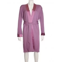 Hausmantel Kurz ISOLDE Merino-Strick Von Paolucci 3 Hausmantel Kurz ISOLDE Merino-Strick Von Paolucci