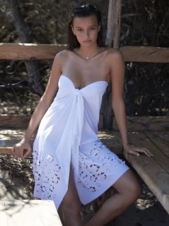 Pareo AKIA 16 Von Pain De Sucre -Modische Unterwäsche pareo weiss akia pain de sucre