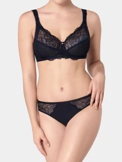 Spitze Soft Cup BH Bügellos PEONY FLORALE N By Triumph -Modische Unterwäsche peony florale bh 10181237 schwarz triumph 5