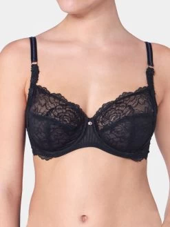 Spitze Bügel-BH PEONY FLORALE W By Triumph -Modische Unterwäsche peony florale bh schwarz 10181768 triumph 3 1