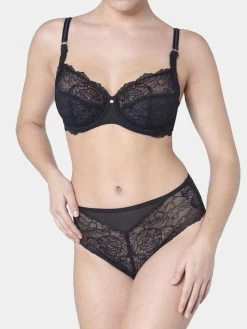 Spitze Bügel-BH PEONY FLORALE W By Triumph -Modische Unterwäsche peony florale bh schwarz 10181768 triumph 6 1
