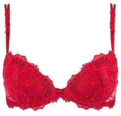 BH DRESSING FLORAL 3/4 Schale Von Lise Charmel -Modische Unterwäsche progressiv schale bh acc8588 rot dressing floral lise charmel 2