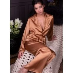 Seidenpyjama SOIE UNIE 100% Seide Marjolaine