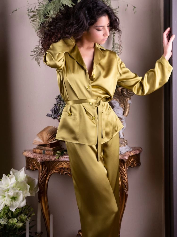 Seidenpyjama SOIE UNIE Von Marjolaine 12 Seidenpyjama SOIE UNIE Von Marjolaine – Bild 10