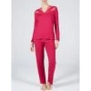 Modal Schlafanzug LAMPONE No. 1 Himbeer-rot Von Verdiani -Modische Unterwäsche pyjama modal magenta rot 4622 verdiani donna 2
