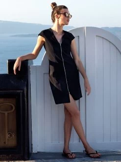 Reisekleid AMI 51 Schwarz Von Pain De Sucre -Modische Unterwäsche reisekleid ami schwarz pain de sucre