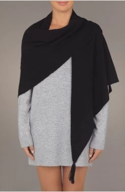 Wolle Kaschmir Stola YUNA 96 Von Pain De Sucre Suggest -Modische Unterwäsche schal yuna schwarz suggest by pain de sucre