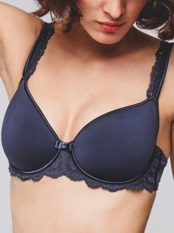 Spacer Schalen-BH GABY Von Maison Lejaby -Modische Unterwäsche schalen bh nachtblau 13830 gaby maison lejaby